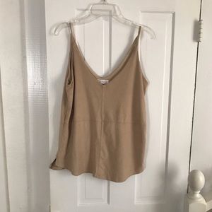 Suede Camel Cami